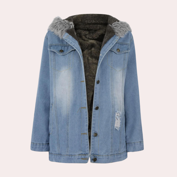 Veste de luxe en Denim - vue 2