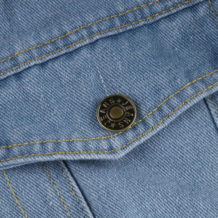 Veste de luxe en Denim - vue 4