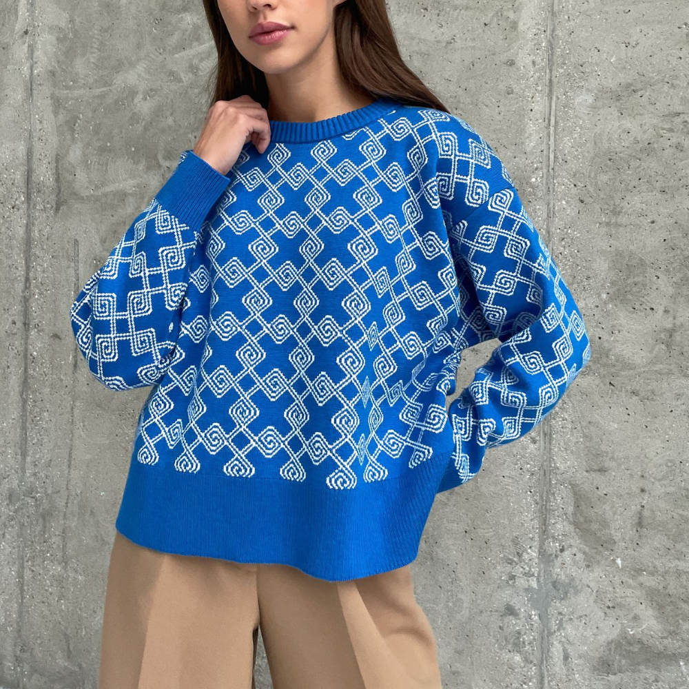 Pull Tricoté Femme Confortable et Chaud