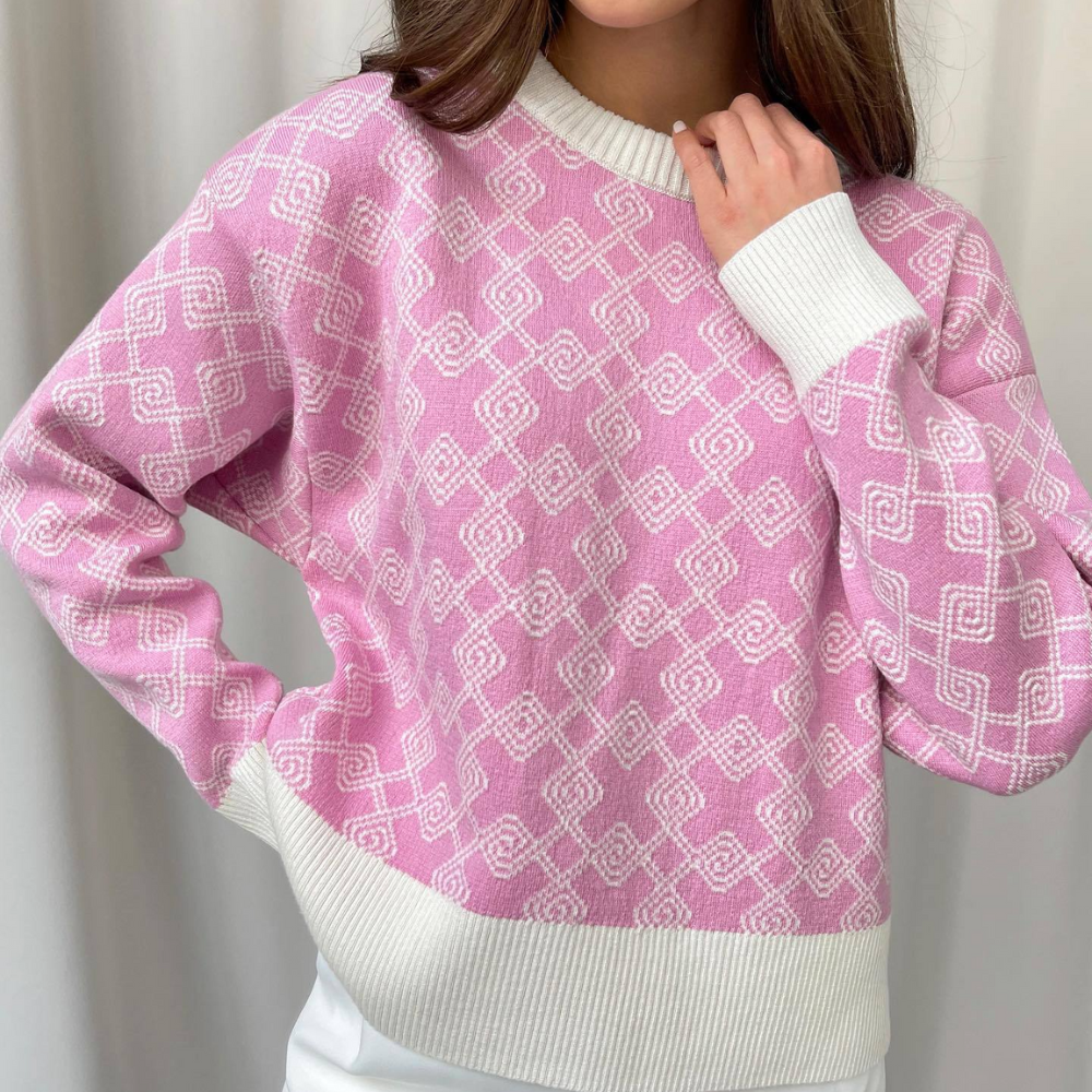Pull Tricoté Femme Confortable et Chaud