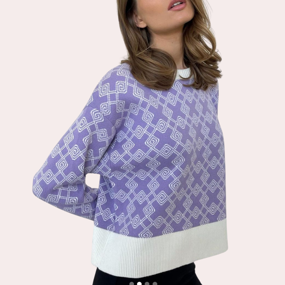 Pull Tricoté Femme Confortable et Chaud