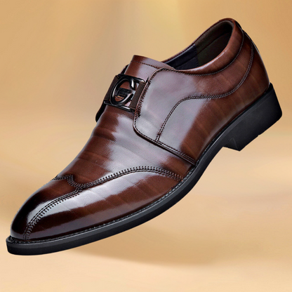 Chaussures Homme Classiques Cuir Noir Élégantes - PanierRoyale