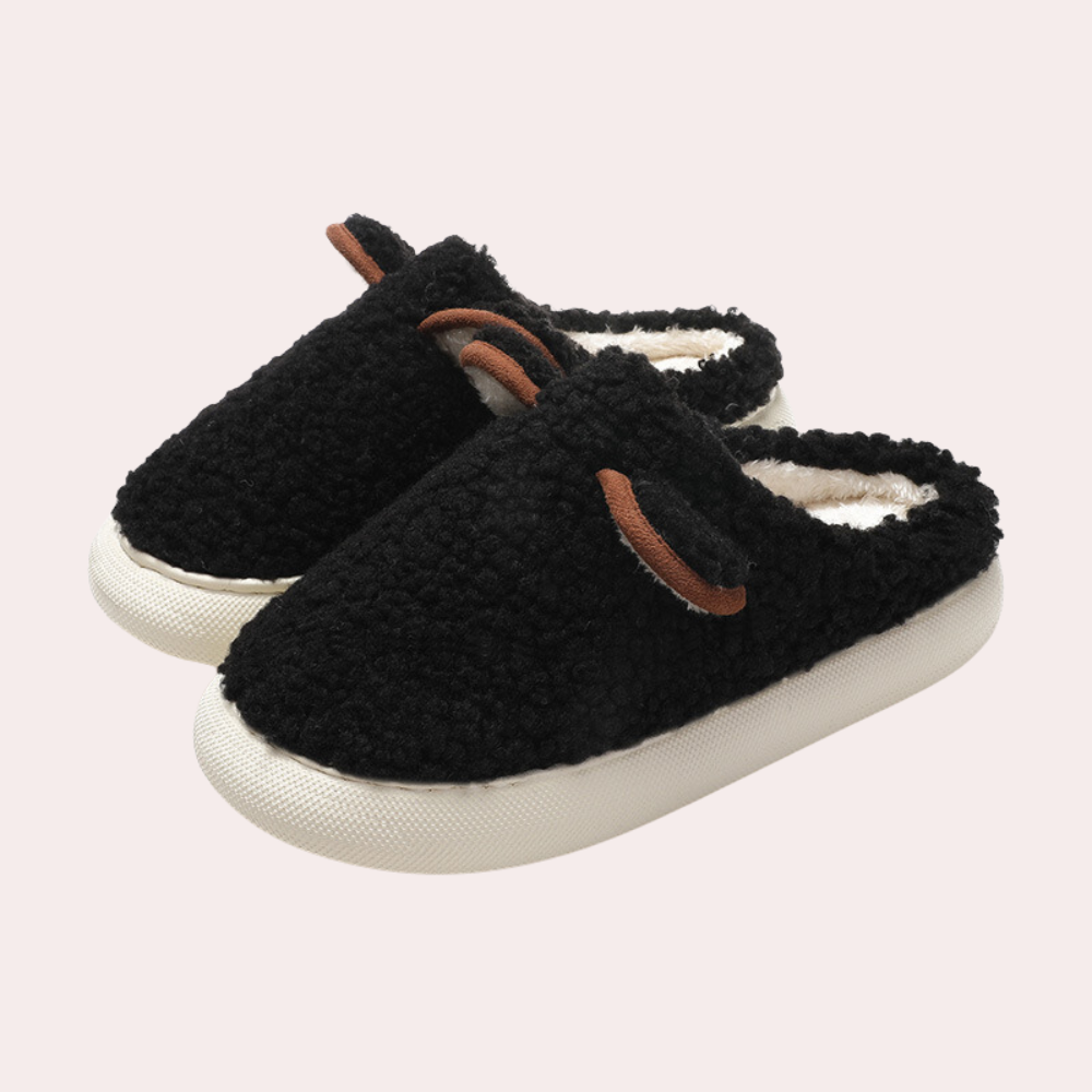 Pantoufles Femme Confortables avec Oreilles Mignonnes - PanierRoyale