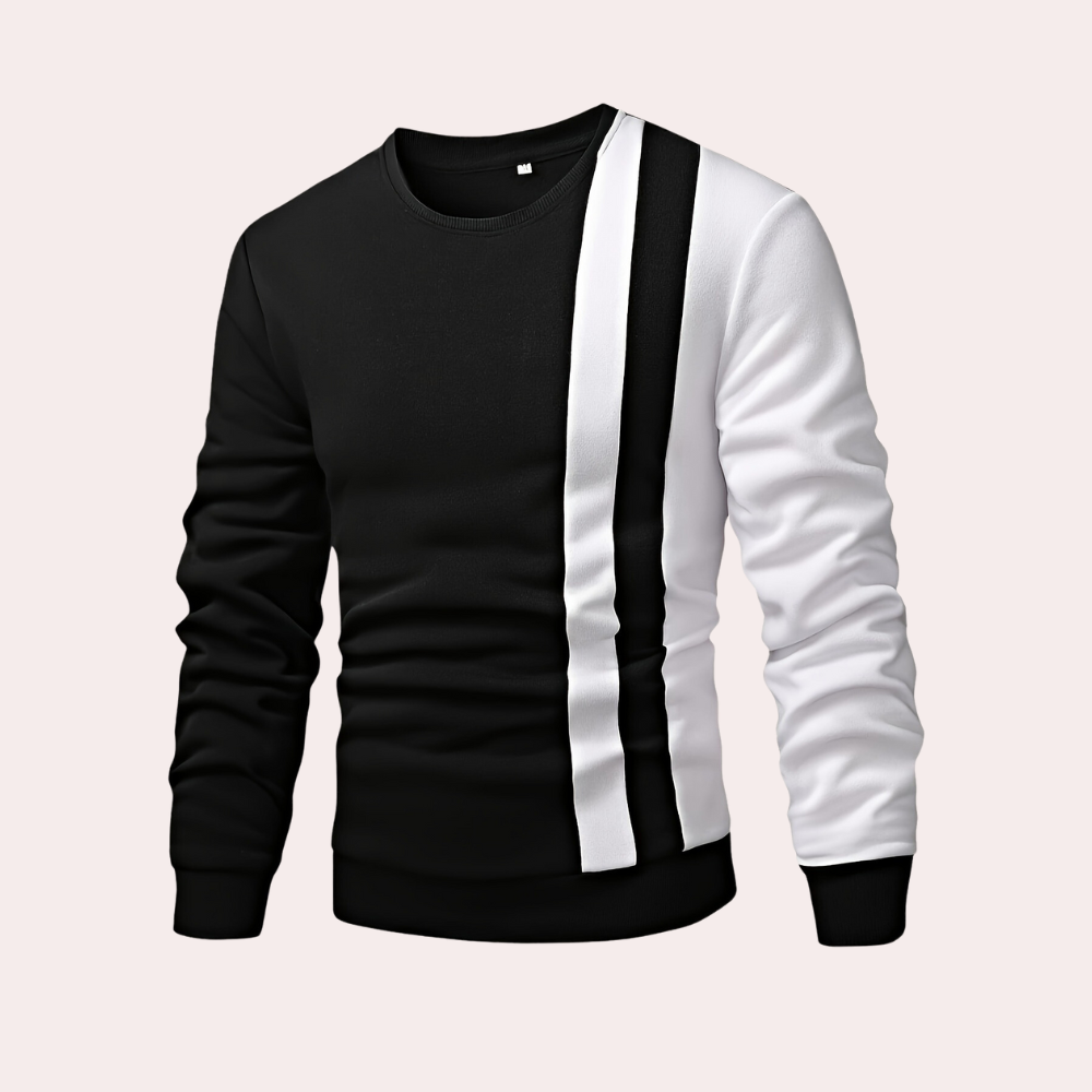 Sweat-shirt Homme Doux et Confortable Noir - PanierRoyale