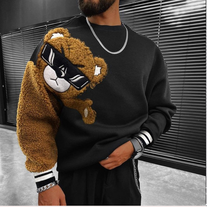 Bernd - Sweat avec Broderie Ours pour Homme