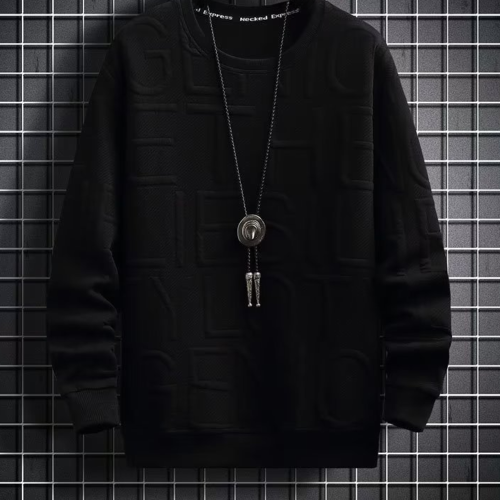 Pull Homme Jacquard Épais et Chaud - PanierRoyale