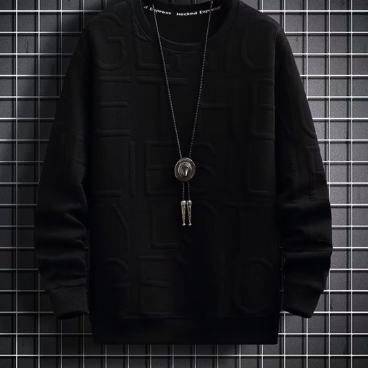 Pull Homme Jacquard Épais et Chaud - PanierRoyale