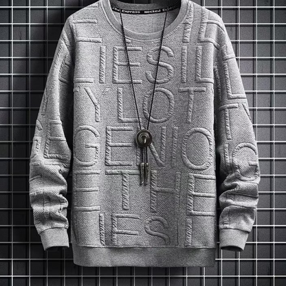 Pull Homme Jacquard Épais et Chaud