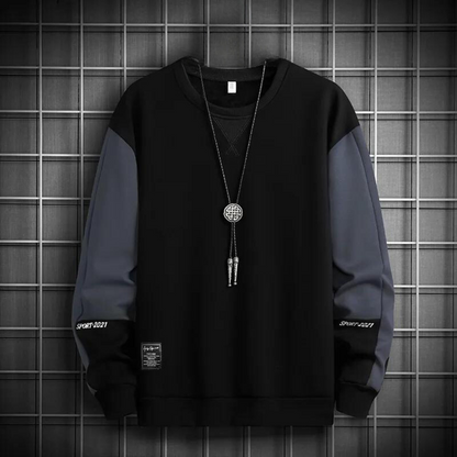 Sweat Homme Contraste Coloré Moderne