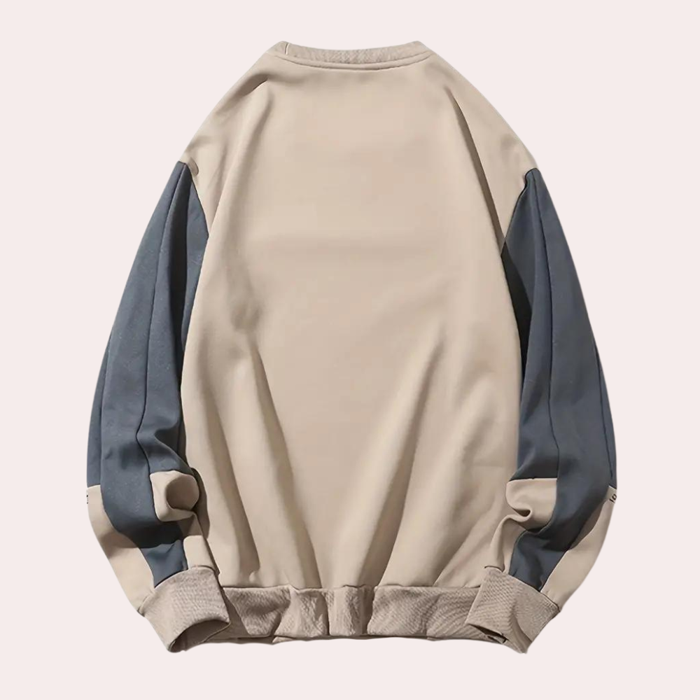 Alexandro - Sweat à Contraste de Couleurs pour Hommes