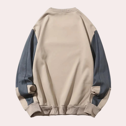Alexandro - Sweat à Contraste de Couleurs pour Hommes