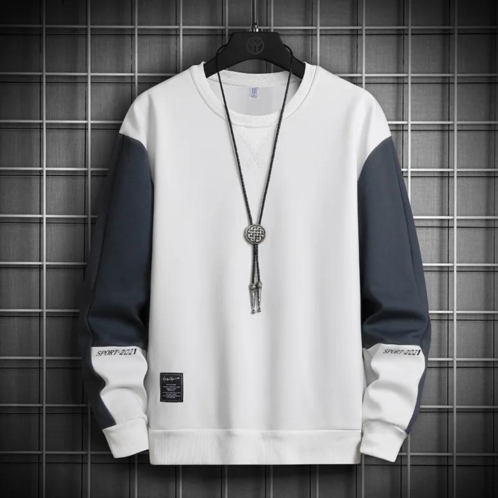 Sweat Homme Contraste Coloré Moderne - PanierRoyale