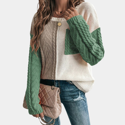 Pull Femme Décontracté Épaule Tombante