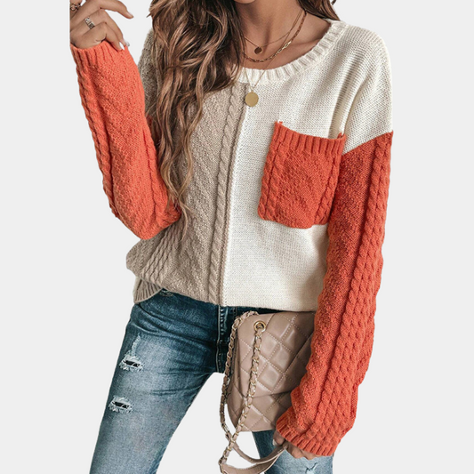 Pull Femme Décontracté Épaule Tombante - PanierRoyale