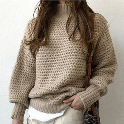 Pull Femme Col Roulé Doux et Élégant - PanierRoyale