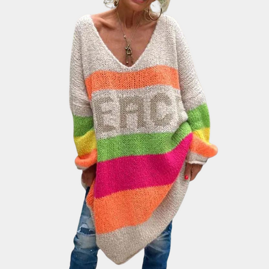 Pull Femme Long et Élégant Couleurs Tendances - PanierRoyale