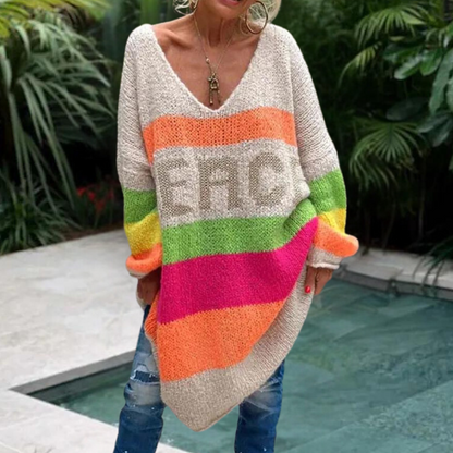 Pull Femme Long et Élégant Couleurs Tendances