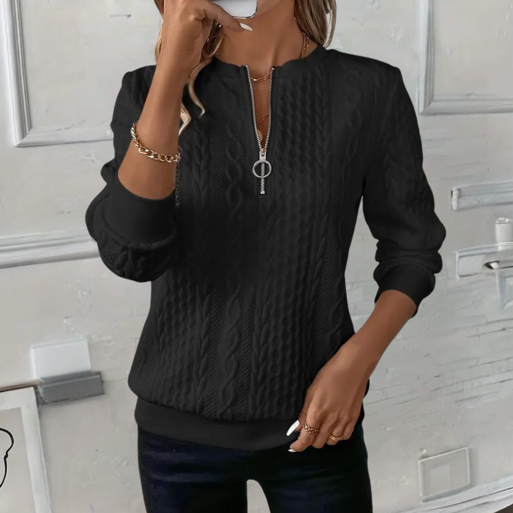 Pull Femme Tricot Texturé Mode Hiver - PanierRoyale