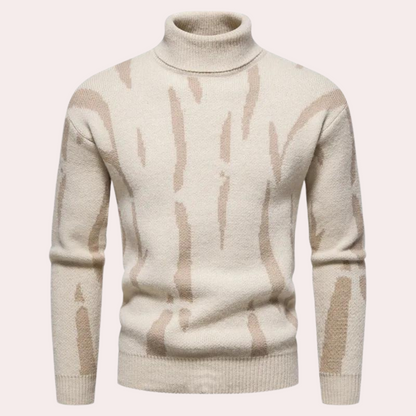 Kostas - Pull à Col Roulé Tendance pour Hommes