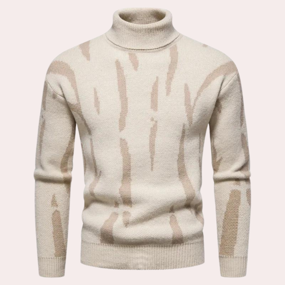 Pull à Col Roulé Homme Mode Hiver