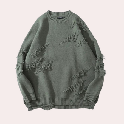 Pull Femme Décontracté Tricoté Oversize