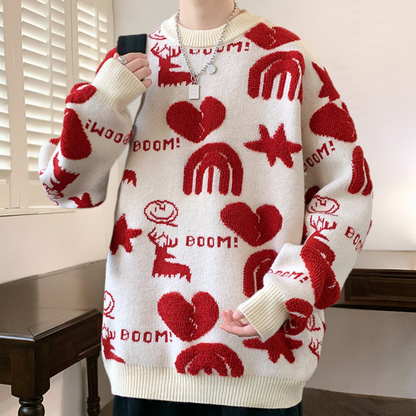Pull Homme Tricoté Chaud et Élégant