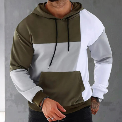 Petar - Sweat à Capuche Colorblock Élégant pour Homme
