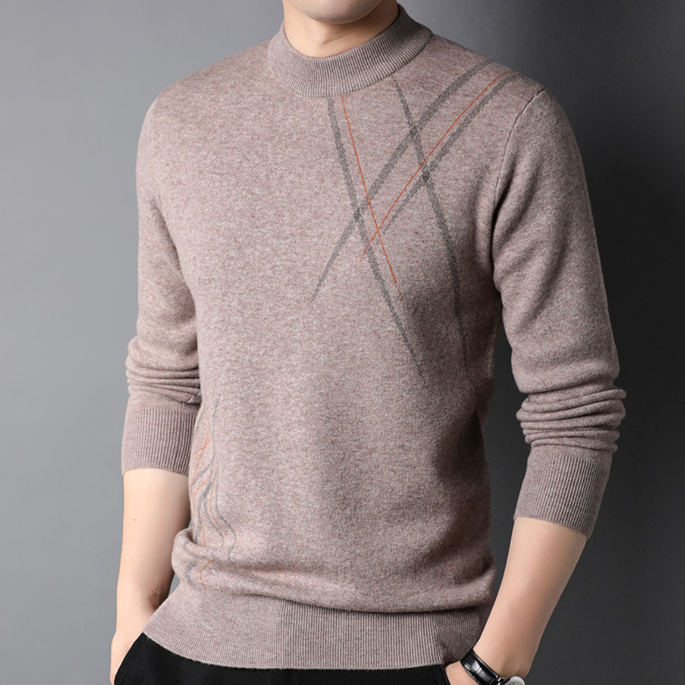 Pull Homme Tricoté Souple et Confortable