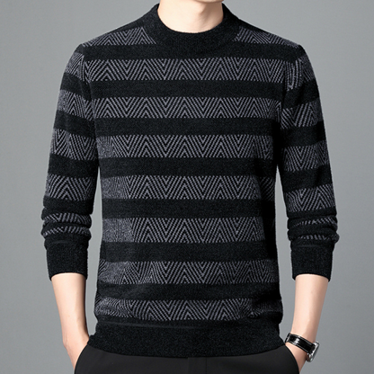 Pull Homme Élégant en Laine Fine - PanierRoyale