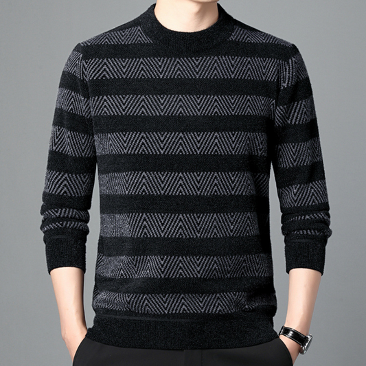 Pull Homme Élégant en Laine Fine - PanierRoyale