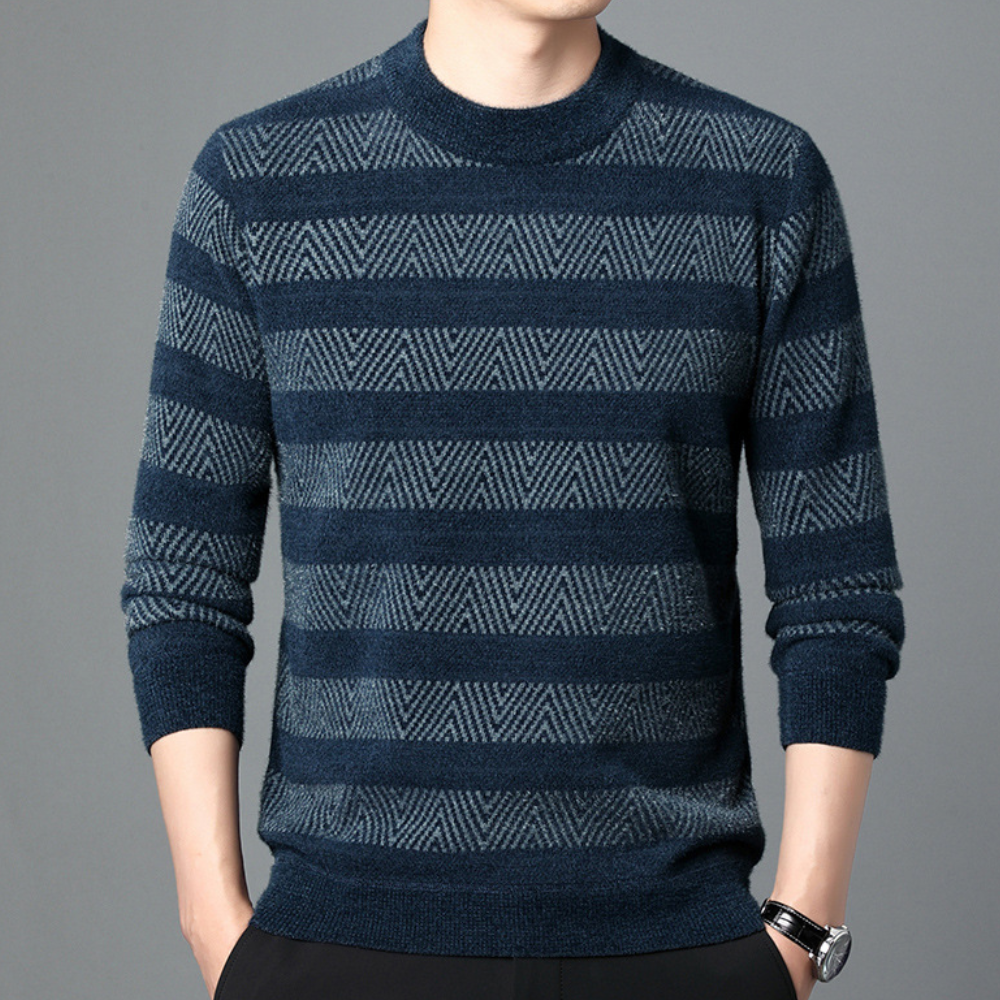 Pull Homme Élégant en Laine Fine