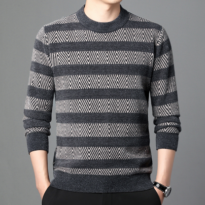 Pull Homme Élégant en Laine Fine