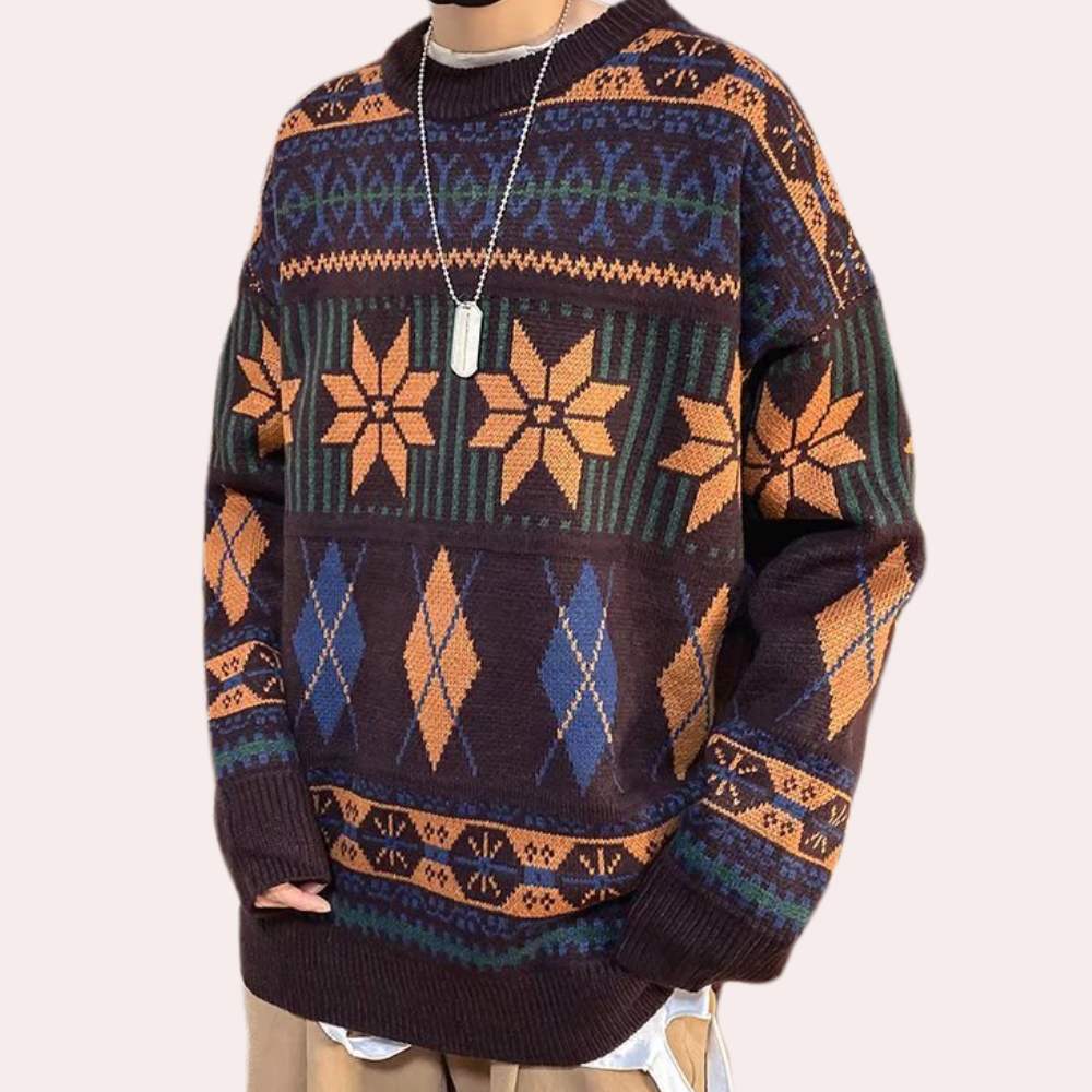 Pull Homme Oversize en Laine Chaude et Confortable - PanierRoyale