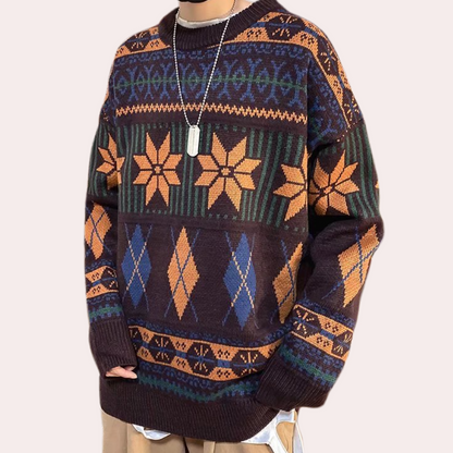 Pull Homme Oversize en Laine Chaude et Confortable - PanierRoyale
