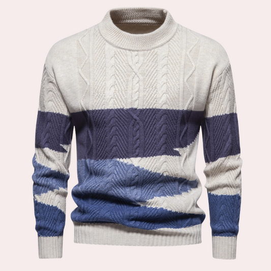 Pull Homme Tricoté Chic et Élégant - PanierRoyale