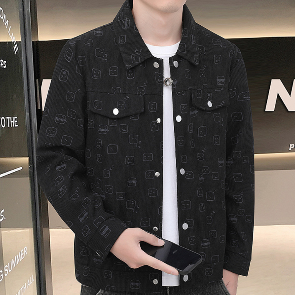 Veste en velours côtelé tendance - vue 5