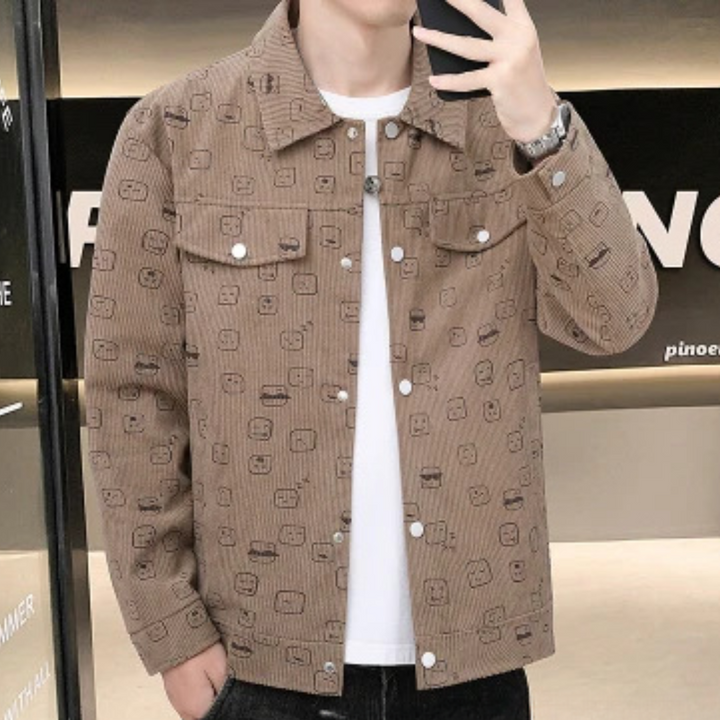 Veste en velours côtelé tendance - vue 6
