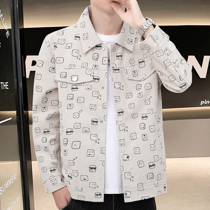 Veste en velours côtelé tendance