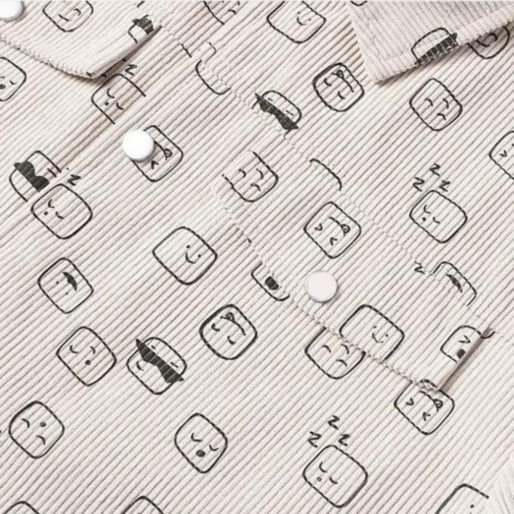 Veste en velours côtelé tendance - vue 3