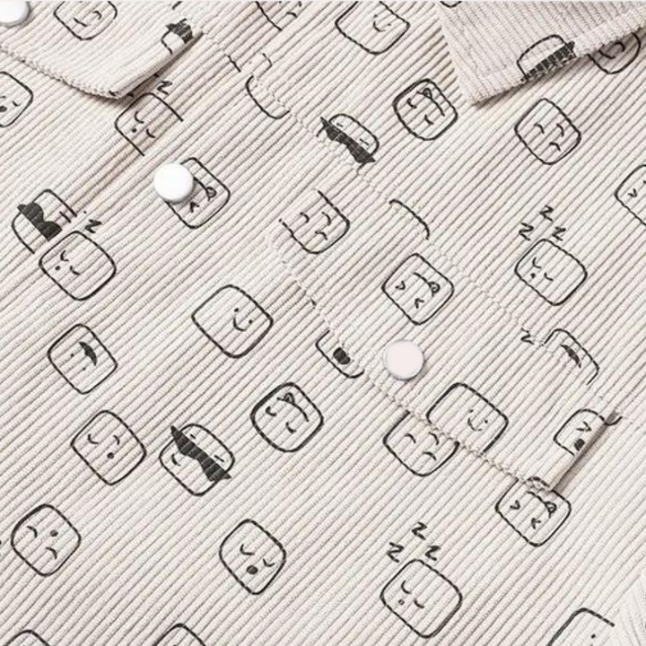 Veste en velours côtelé tendance - vue 3