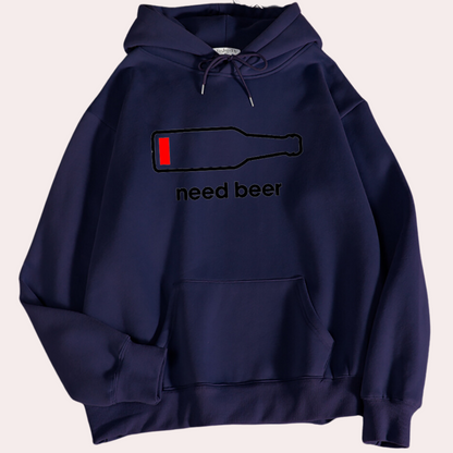 Sweat à capuche homme molletonné et chaud pour l'automne