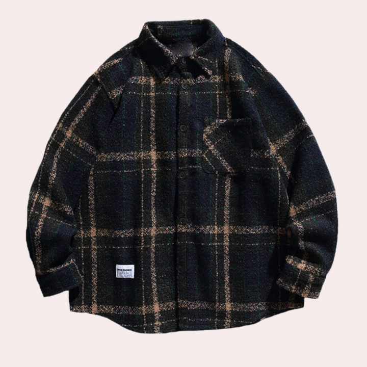 Veste à Carreaux Confort