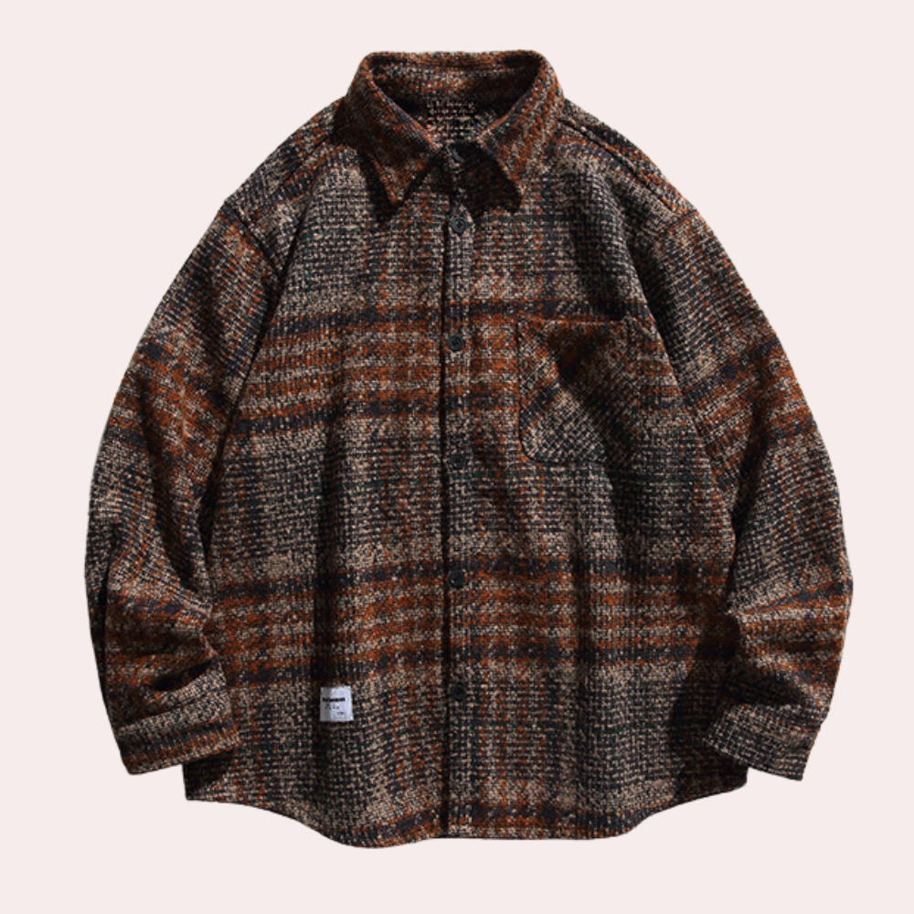 Veste à Carreaux Confort - vue 4