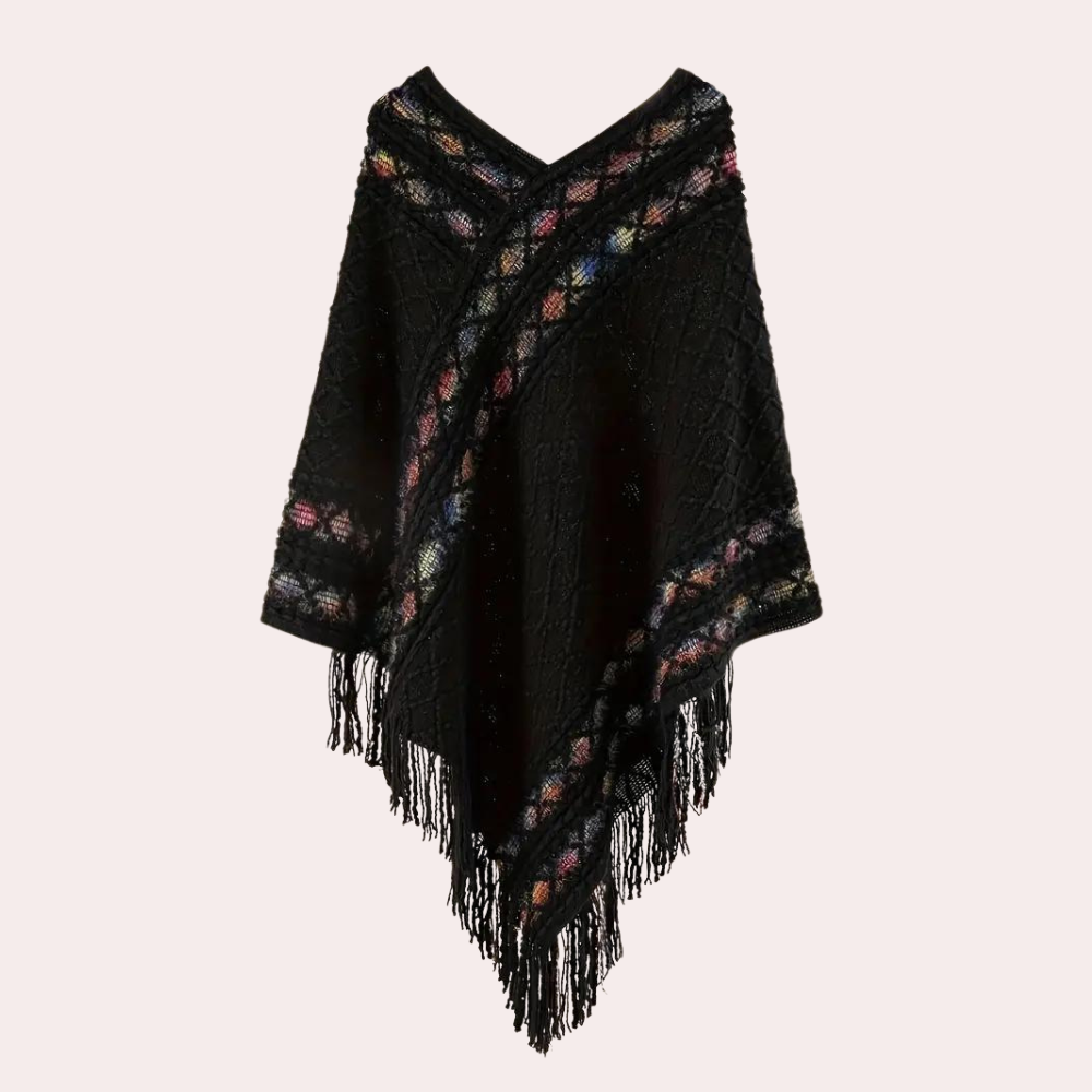 Poncho Femme Élégant et Doux