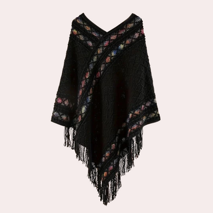 Poncho Femme Élégant et Doux