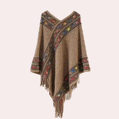 Poncho Femme Élégant et Doux