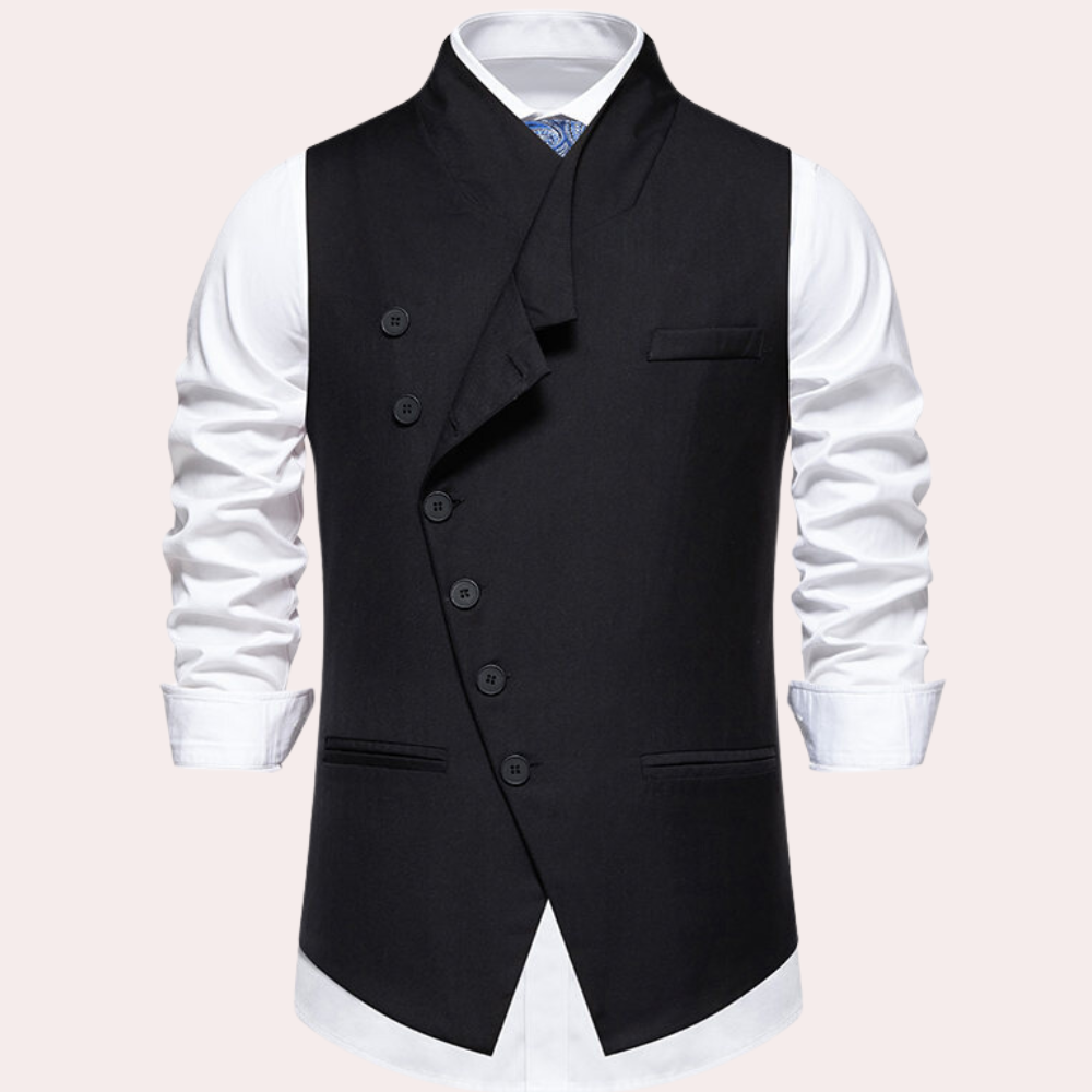 Gilet Homme Cuir Vintage Moderne - PanierRoyale