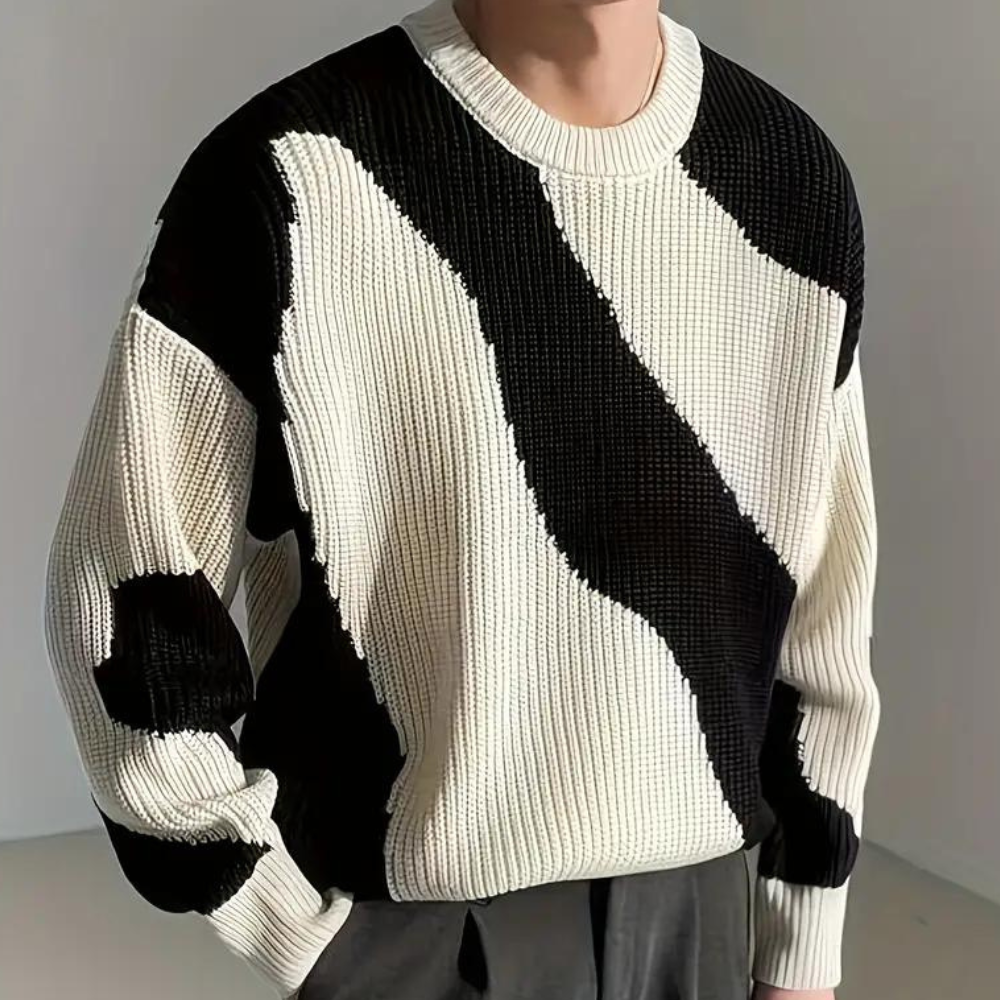 Pull Homme Tricoté Chaud et Confortable - PanierRoyale