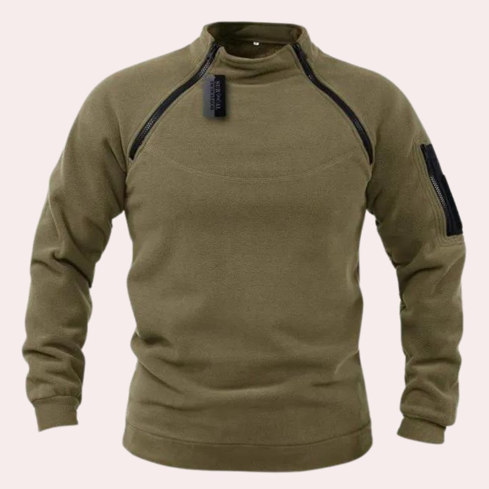 Pull Homme Décontracté à Manches Longues Élastique
