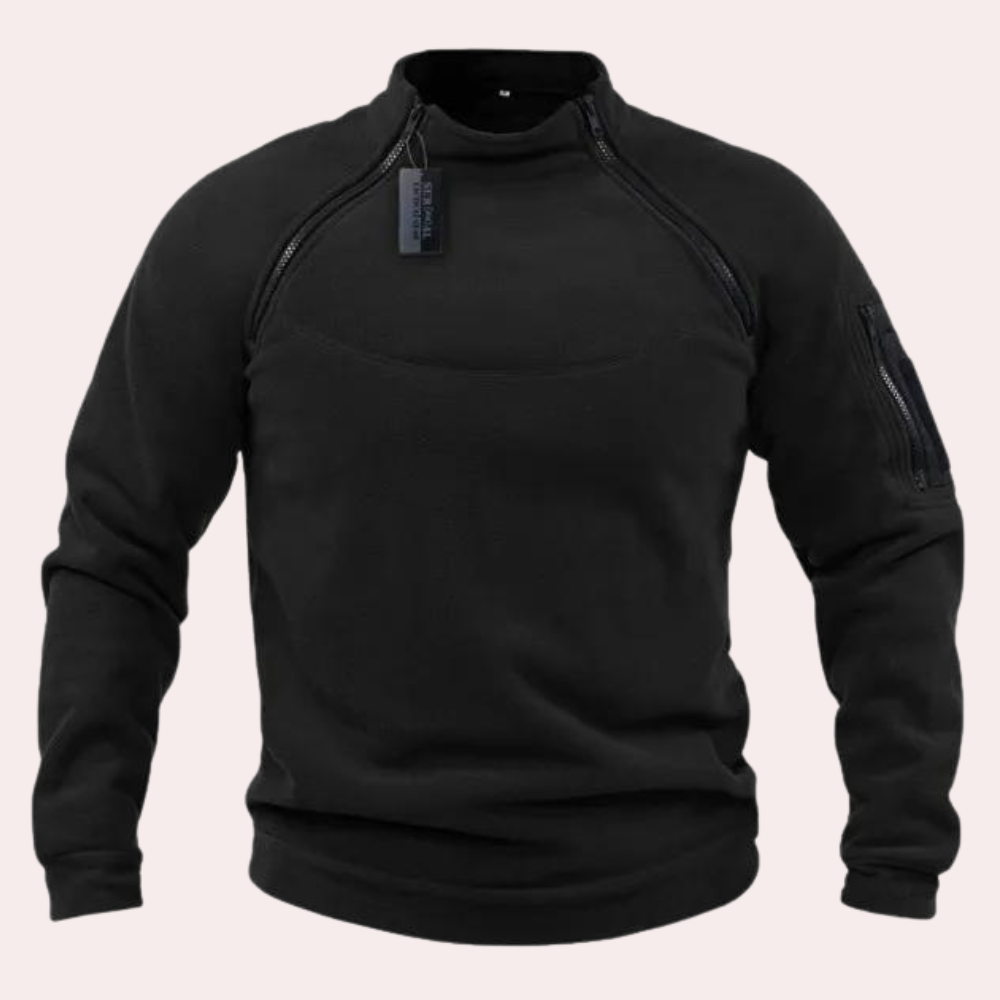 Pull Homme Décontracté à Manches Longues Élastique